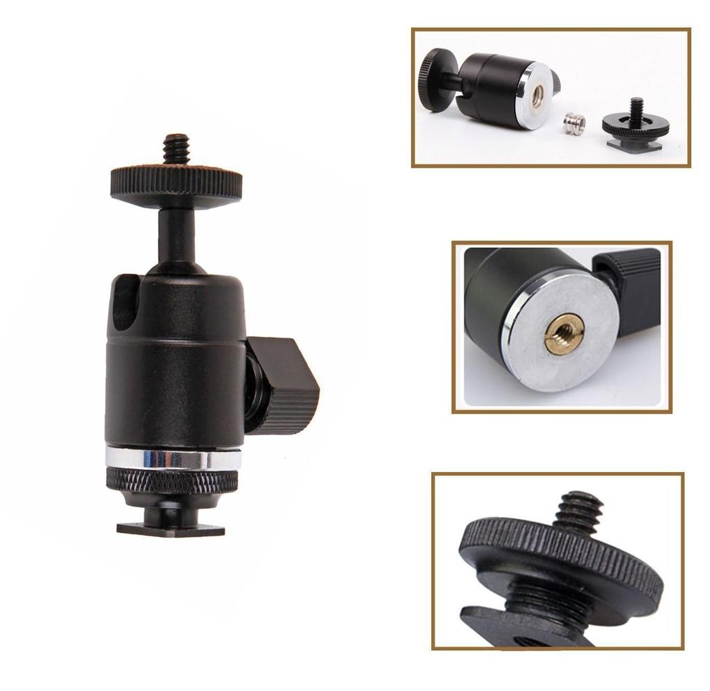 Universelle Kamera-Kardanhalterung mit Fülllicht und Blitzschuh