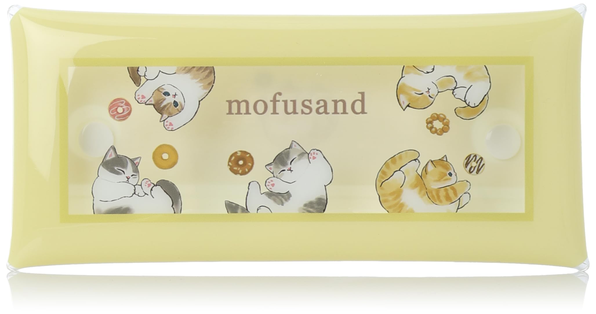 

Accessory Cosmetic Pen Clear Multi L Children mofusand0016 Donatsu [Mofusand] Pouch, Holder, Pouch, Case, Case, Size, Ladies, Girls, (MFS-130)