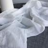 Pure White Cotton Hollow Scarf Plant Dyeing Blue Dyeing Tie Dyeing Hand Dyeing Special White Scarf Teaching White Embryo Cloth