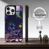 Coque de téléphone cool pour iPhone 17, 16, 15, 14, 13, 12, 11 Plus, Pro, Magnétique pour charge sans fil Magsafe, avec le groupe C-Coldplay