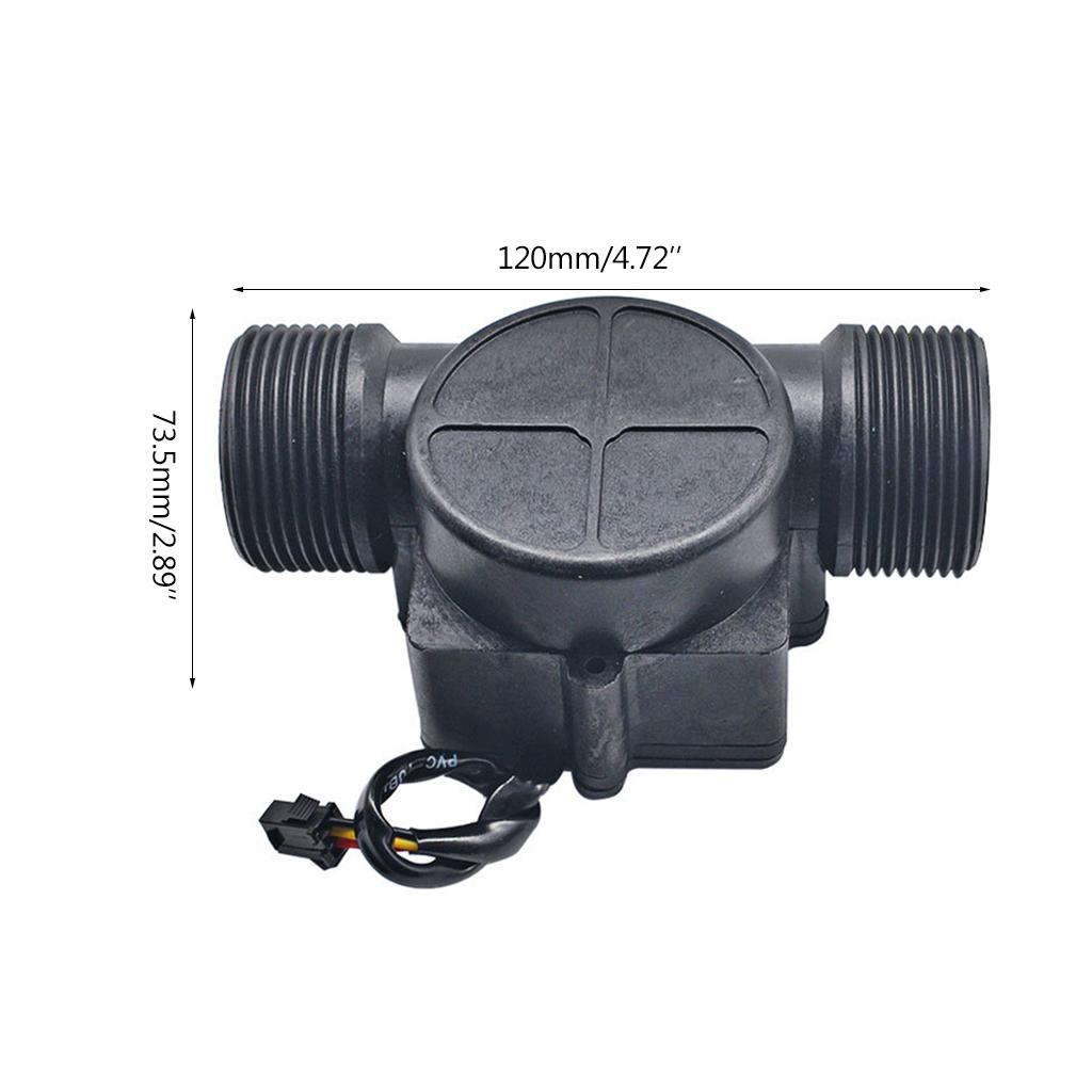 Water Flow Sensor DN32 1-120L/min 1.25" 32mm Flowmeter Counter Water Counter Water Controller Switch for Waterworks