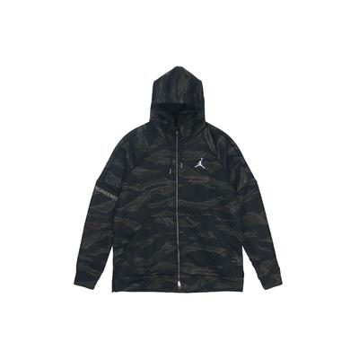 Jachetă sport cu glugă îngroșată Air Knit pentru bărbați Îmbrăcăminte exterioară Negru AH6162-010