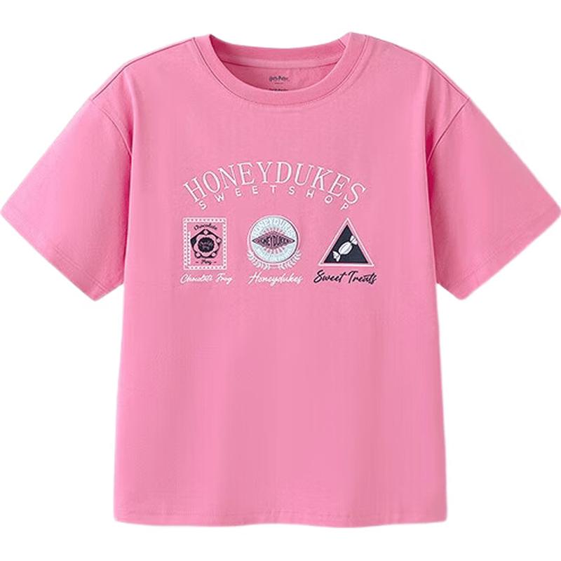 Balabala Girls' Harry Potter Short-Sleeve T-shirt