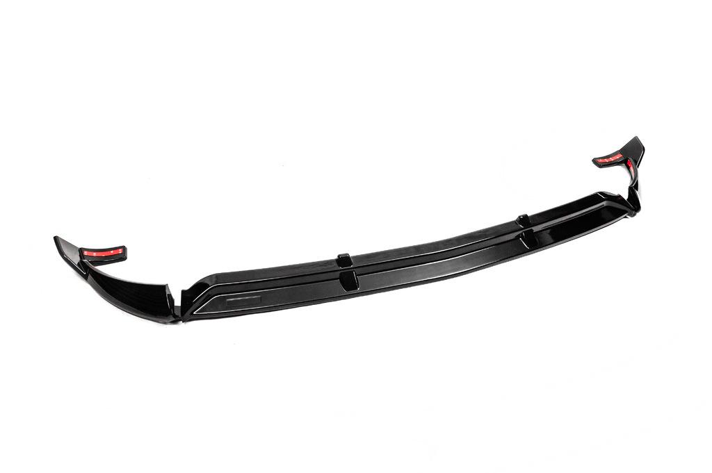 Передняя лип накладка (AMG E63, 2016-2019, черная) для Mercedes E-сlass W213