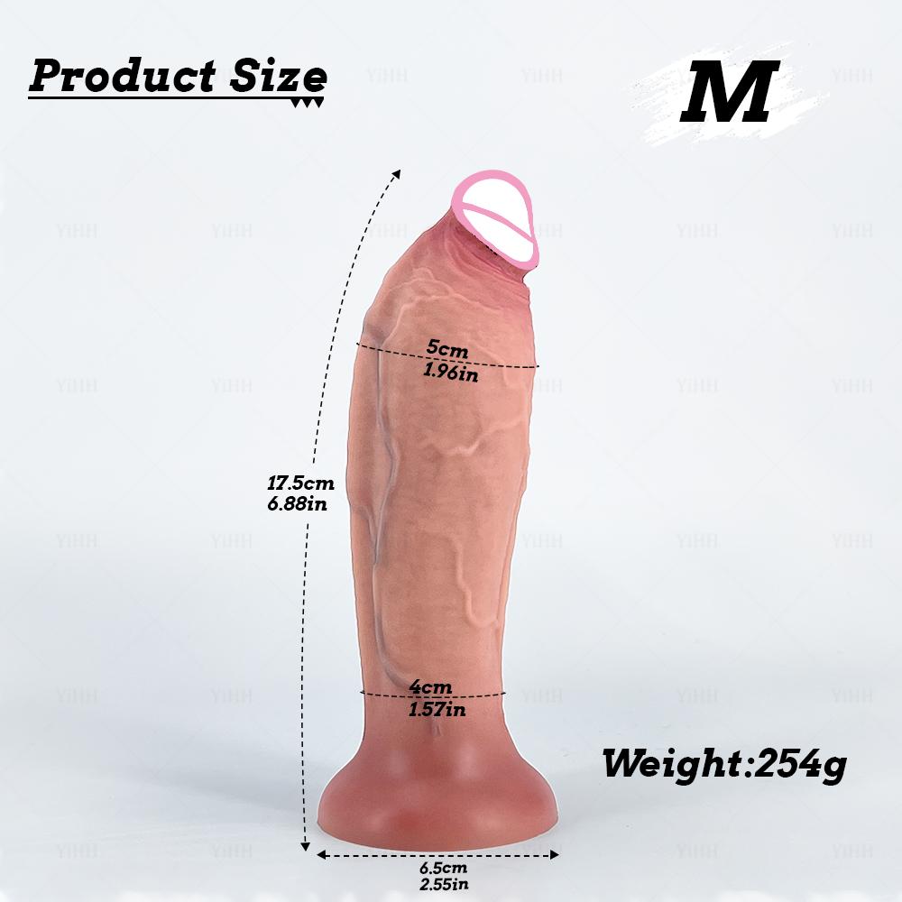Realistic Dildo Anal Skin Feeling Sex Toys for Women Men Butt Plug Anal Dilation G-spot Prostate Massage Big Dick Sex Products
