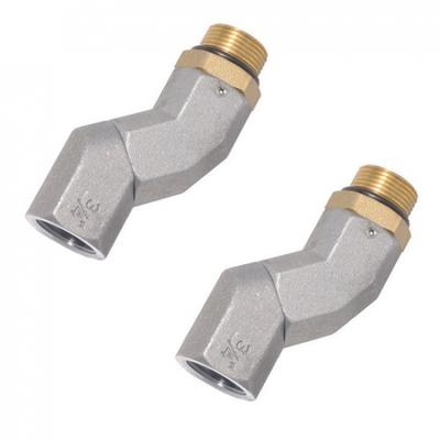 For Fuel Swivel Fuel Transfer Hose 2Pcs 3/4" Fuel Hose 360° Rotating Connector