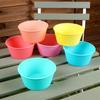 6x Plastic Reusable Travel Picnic Bowls Set 400ml