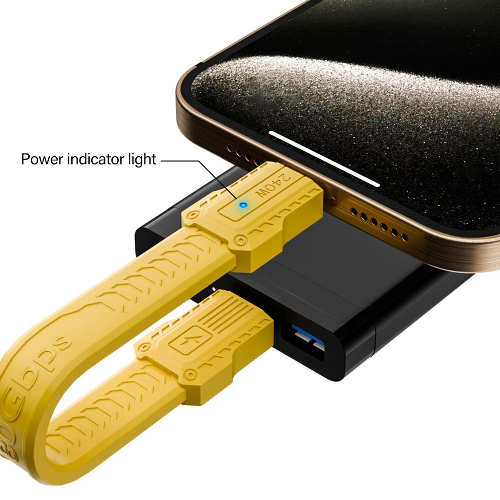 USB4.0 Type C Cable PD240W Charging 80Gbps Transmission Speed TPE Flexible Anti Twist Design