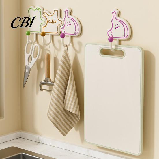 Decorative Wall Hangers for Home Cartoon Puzzle Key Hook, Heavy Duty Traceless Plastic Hanger, Self Adhesive Hooks Kitchen Utensils Space Saving Hook