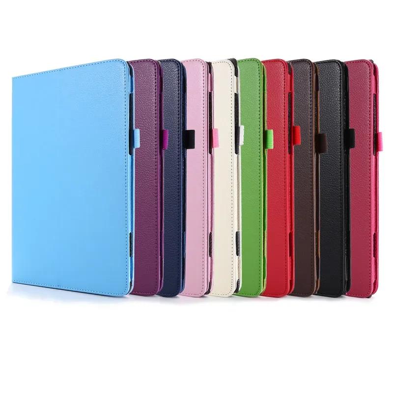Fold PU Leather Stand Flip Cover for Galaxy Tab A9 8.7 Inch SM-X110 X115 Case Tablet Ultra Thin Shockproof Protective Cover