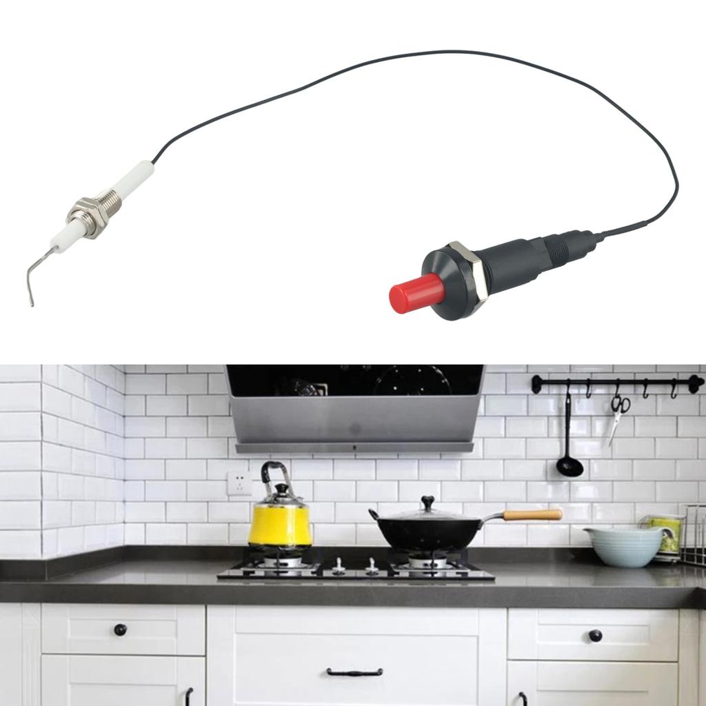 Piezo Spark Ignition Set Piezo Spark Ignition Efficient Piezo Spark Igniter for Fast Gas Stove and Grill Lighting 30cm Cable