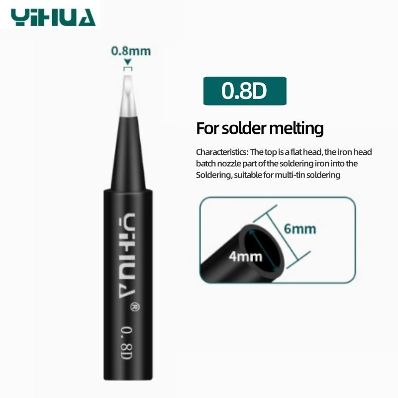 YIHUA 900M Series Soldering Iron Tips K I IS Pure Copper Lead-Free Replacement for 936 939 907 Solder Station Handle Accessories