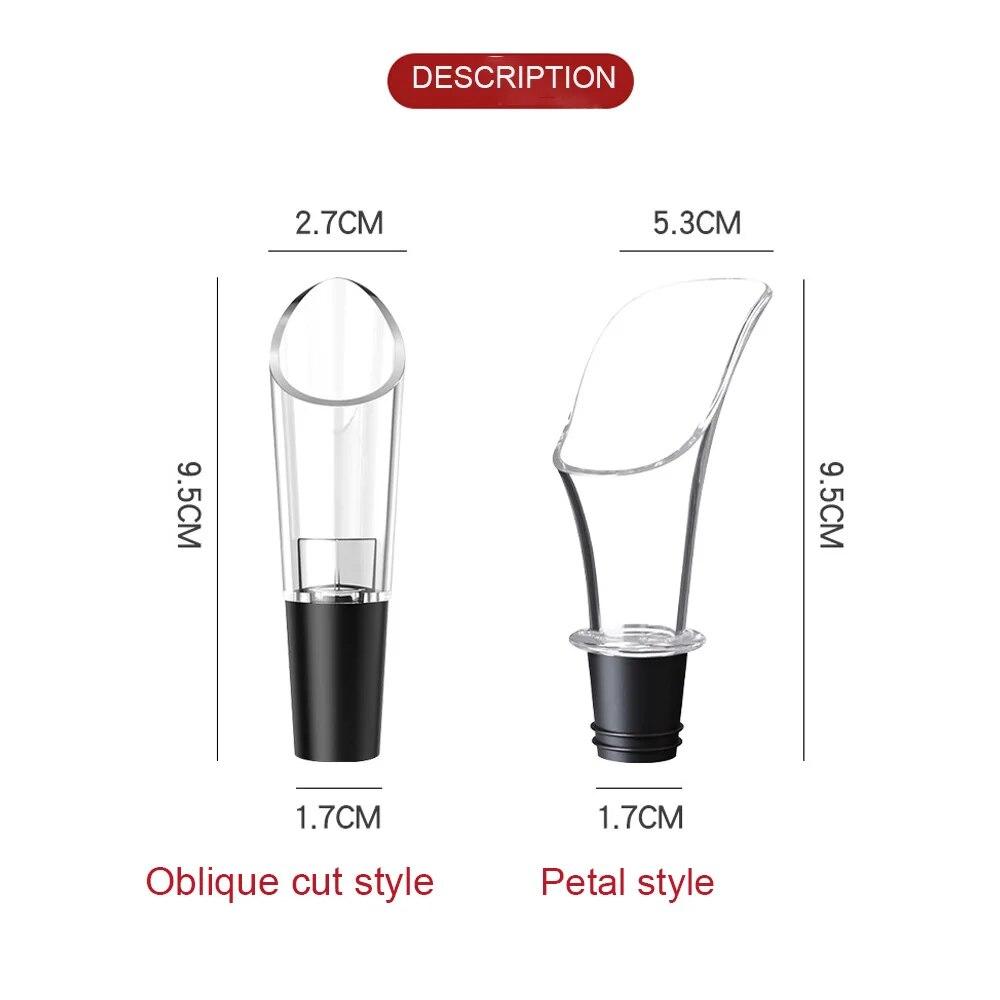 1PC Acrilic Decantor de vin Aerator portabil de vin Aerator de vin Aerizare rapidă pentru Oxigen maxim Accesorii pentru vin