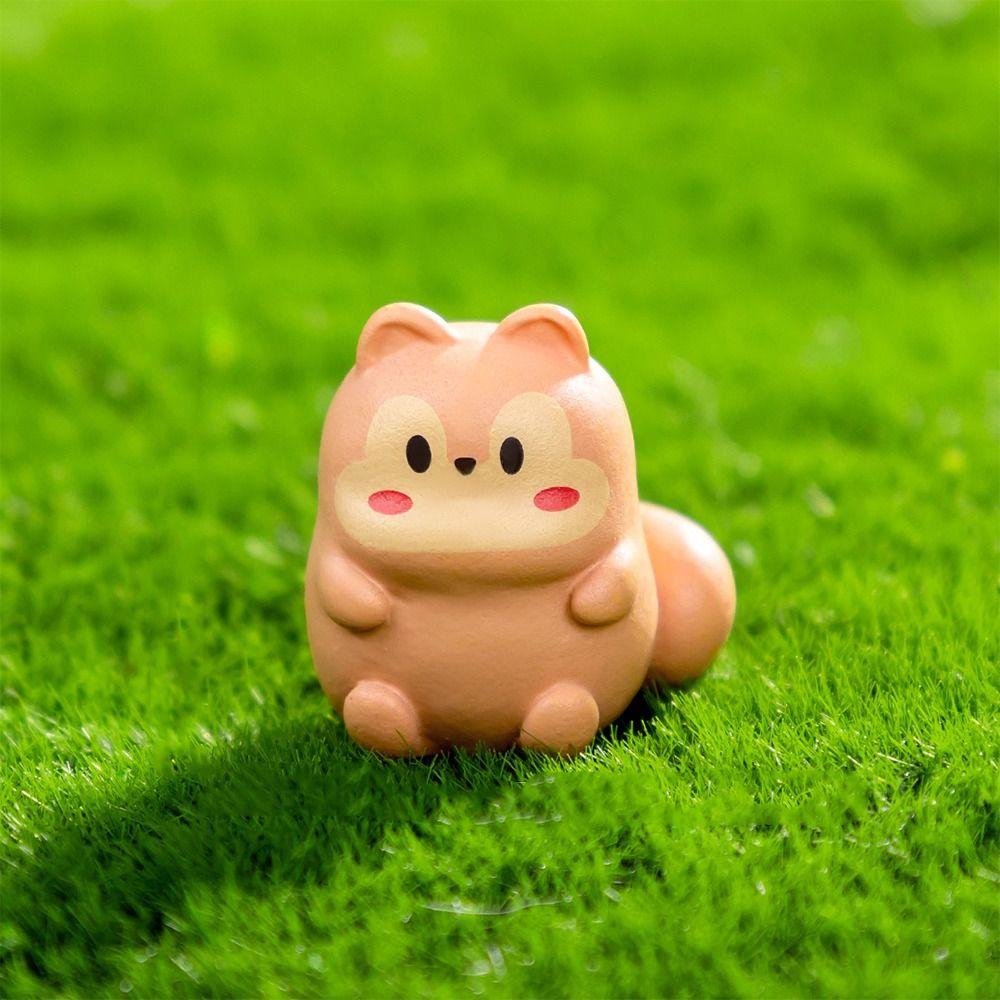 

Resin Crafts Squirrel Statue Cute Squirrel Ornament Micro Landscape Ornaments Style 3