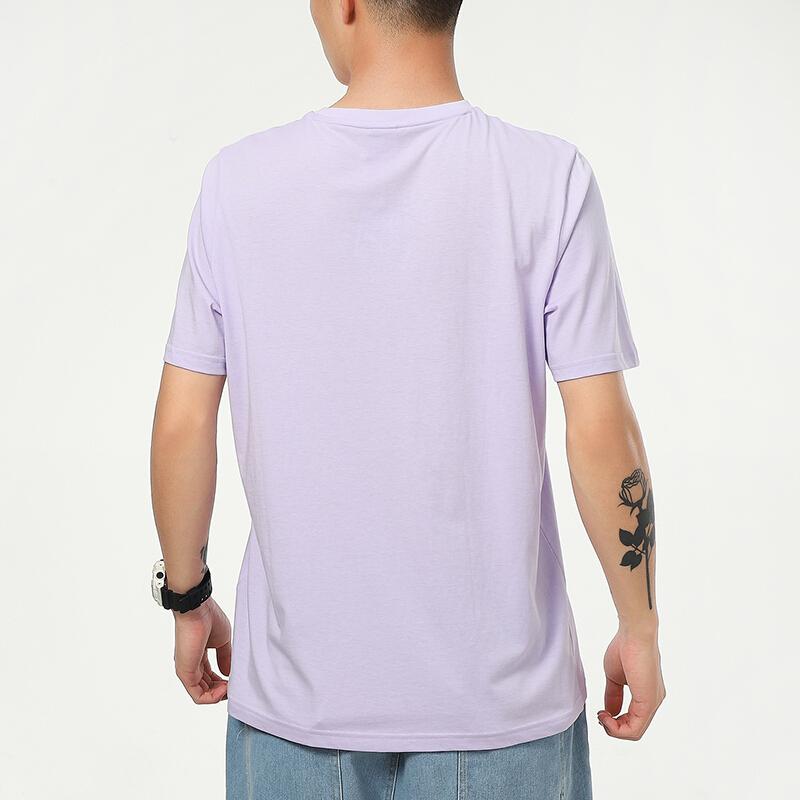 Puma Alphabet Print Casual Sports Short Sleeve T-Shirt Men Tops Light-Purple 532612-16