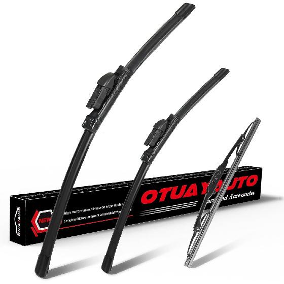 OTUAYAUTO 22"+22" Windshield Wiper Blades Replacement for Chevrolet Silverado 1500 2500 3500 1999-2006 2019-2024 Front Window Wiper Fit Factory