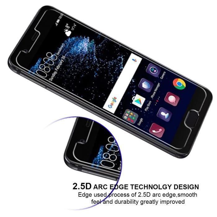 Screen Protector Film - Phonillico® - HUAWEI P10 - Tempered Glass - Anti-Scratch - Transparent