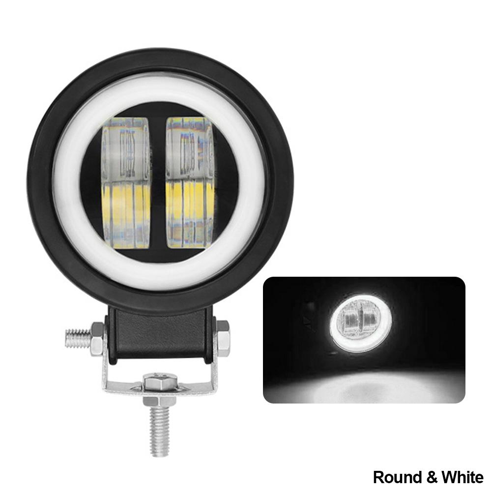 12V 24V Waterproof LED Bar Offroad 20W LED Work Light 6D LED Angel Eyes Light Bar For SUV ATV Truck Boat 4x4 Motorcycle