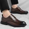 Men's Business Dress Shoes British High-end Casual Men's Shoes Designer Groom Wedding Leather Shoe Men Four Seasons Oxford Shoes