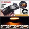2pcs Led Dynamic Turn Signal Light Sequential Side Mirror Reflector Yellow Light Compatible For