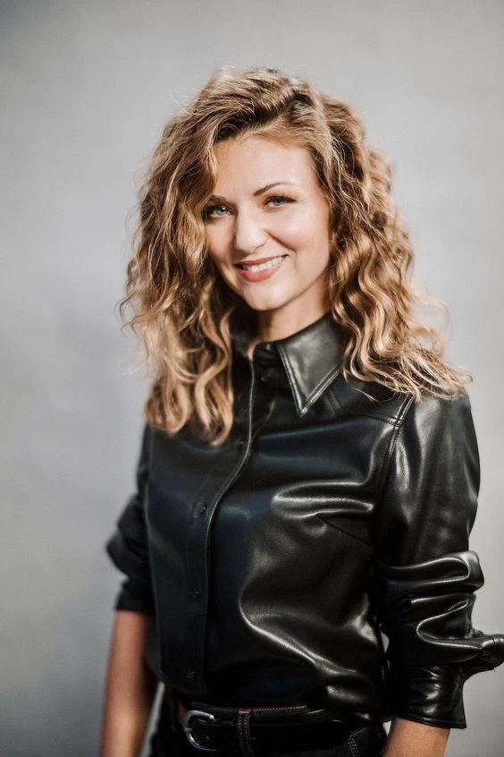 

Женская Натуральная Кожа Ягненка Повседневная Ручная Работа Черная Натуральная Формальная Рубашка Стильная 3XL чёрный