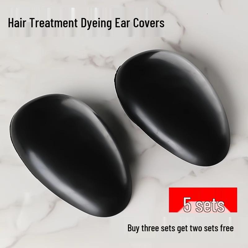 Waterproof Rubber Ear Covers for Bathing, Hairdressing, Dyeing & Perming