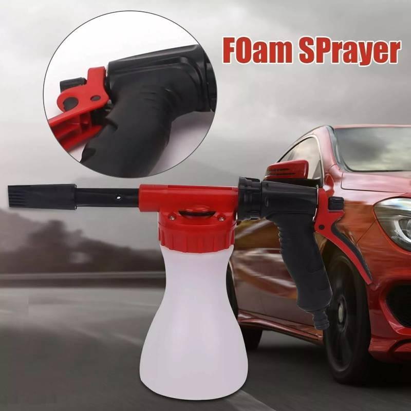 Snow Foam Sprayer Car Wash Spray Tool Lance Uses Hose Pipe Sprayer 900ml Bottle
