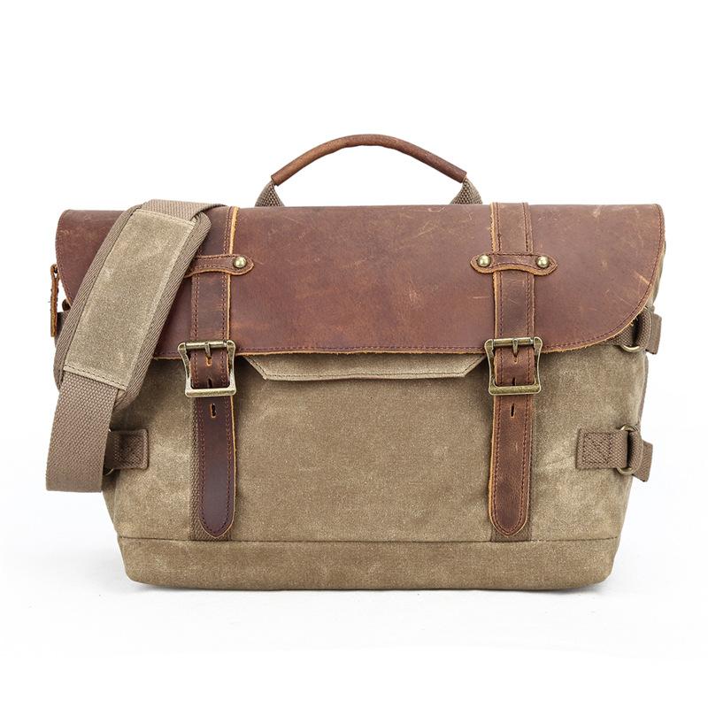 

Retro Waterproof Batik Canvas Bag, Shoulder Digital Photography Bag Diagonal Span Canon Digital Camera Slr Bag хаки