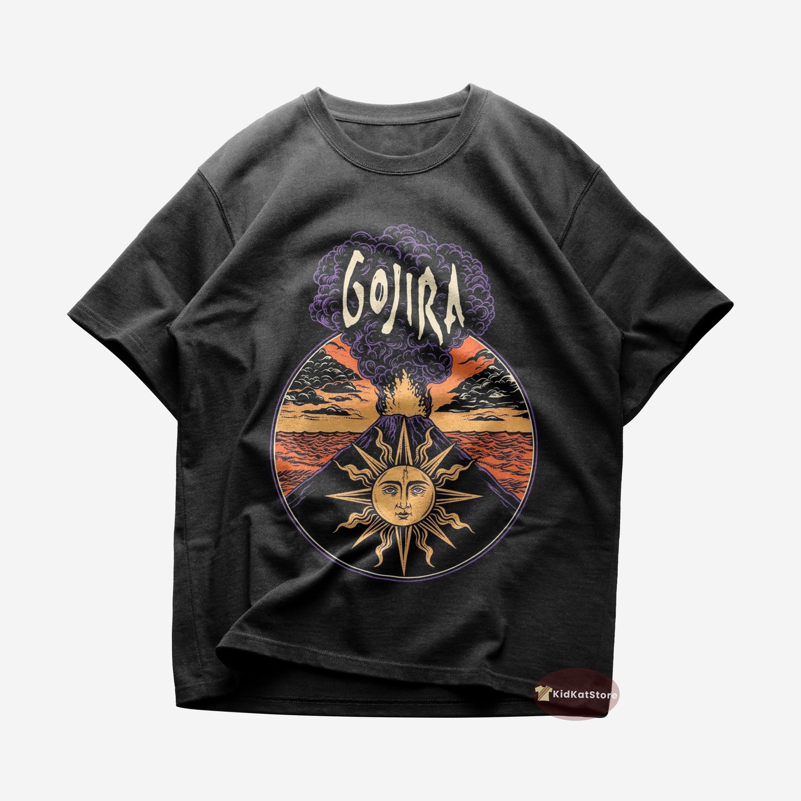 Gojira T shirt | Metal Music Shirt | Flying Whales | Magma Album | Gojira Merch | Cotton Tee L