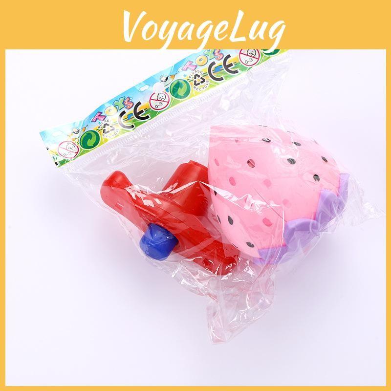 Plastic Luminous Strawberry Gyroscope Set For Kids Outdoor Toys Durable Gift