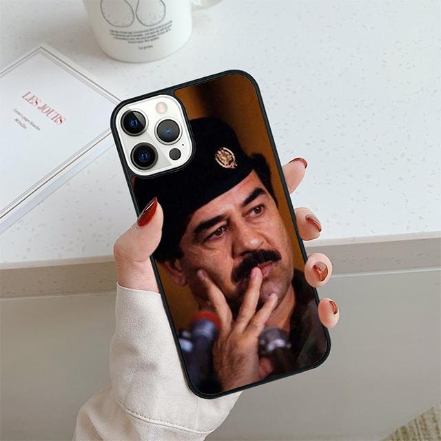 

Saddam Hussein Iraq Arabic Phone Case For iPhone 17 Air 13 12 14 15 16 Cover For Apple Pro Max 6S Plus Coque iPhone 15