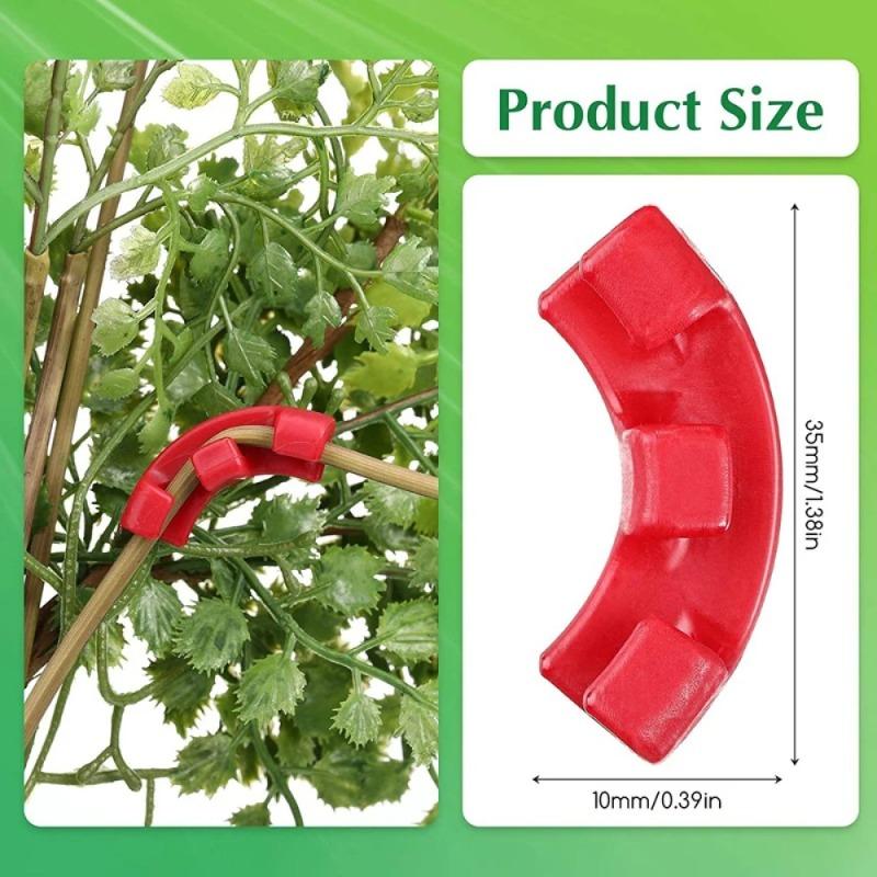 50pcs 90 Degree Plant Benders Trainer Growth Manipulation Tutors for Plants Clips Bending Twig Clamps Branche Accessories