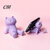 Hands Free Video Stand Cute Cat Phone Stand, 3D Printed Lying Desk Holder for Cell Stable Smartphone Tablet, Mount Home Office Decor, Gift Lovers
