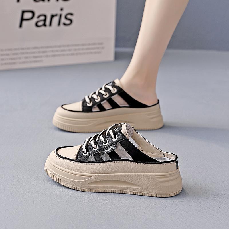 

Women s shoes 2025 summer new models are not tired at work, pregnant women s soft-soled sports shoes, thick-soled casual little white board shoes 703 40