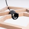 Lampa Wisząca Caro 1 E27 Naturalne Drewno  Wood Sollux Sl.1757