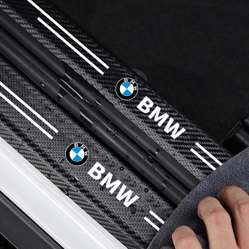 2025 Sıcak Araba İç Kapı Eşiği Şeridi Karbon Çizilmez Koruyucu Çıkartma BMW E46 E90 E60 F30 F10 E39 E36 F20 E87 E90 G30 İçin