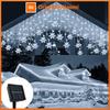 2026 Solar Snowflake Lights Outdoor for Xmas Garden Patio Party Home Holiday New Year Celebration Decor