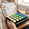 Handheld Insulin Vial Storage Case 30 Slots Medicine Organizer Box  For Home Travel
