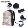 Pokemon Backpacks Daypack Summer Vibes mochila Hiking Sturdy Shoulder Rucksack