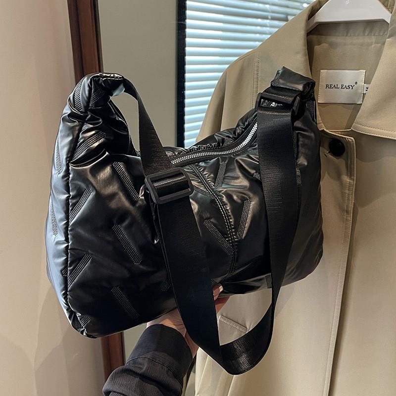 Ielgy Nylon Cloth Female Tote Bag Large Capacity Autumn Winter Can Cross-Body All-Match One-Shoul