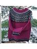 Damen Rundhals Colorblocking Locker geschnittener Mode-Pullover Strickoberteil Luxuriöses Relaxed-Fit Schlankmachendes und Vielseitiges Oberteil