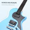 E-Gitarre Professionell Massivholzgitarre Saiteninstrument Pappelkorpus Hartahornhals Lorbeerholz