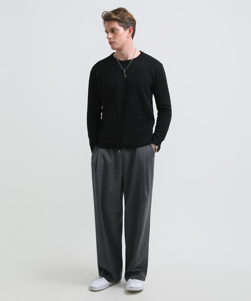 Seuteulaikeu Modern Tr Relax Trousers (Dark Grey)