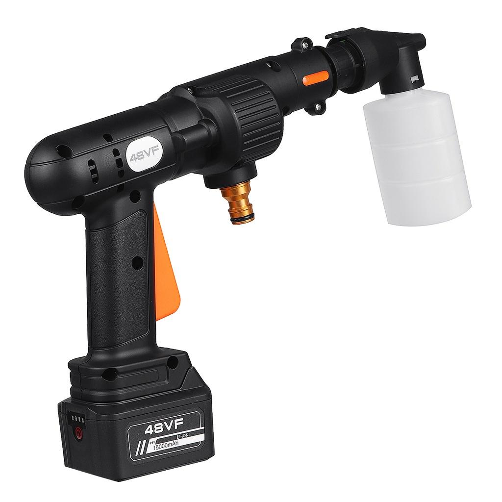 25V Battery Indicator Wireless Car Foam Nozzle 650W Portable High Pressure Washer Guns Electric Power Car Water Washer