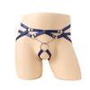 Mens Sexy Lingerie Cock Ring G-Strings O-Ring Thongs Penis Hole Exotic Underwear Low Waist Crotchless Jockstrap Strap Tanga