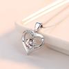 Love Heart Necklace for Women, Fashionable Temperament, Peach Heart Pendant, Collarbone Chain, Neck Chain