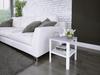 Stolik Nocny Skręcany Z Półką Loft Sypialnia 40X40X45 Biały+Beton Jasny