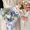 Retro Wrapping Paper Romantic Flower Wrapping Paper Kraft Gift Paper Florist Bouquet Packaging Material For Gift Wrapping Pack