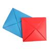 2Pcs Ddakji Paper Flip Toy Ddakji Game Blue Red Hard Cardboard Hiting Paper Game Party Supplies Suitable For Role-Playing