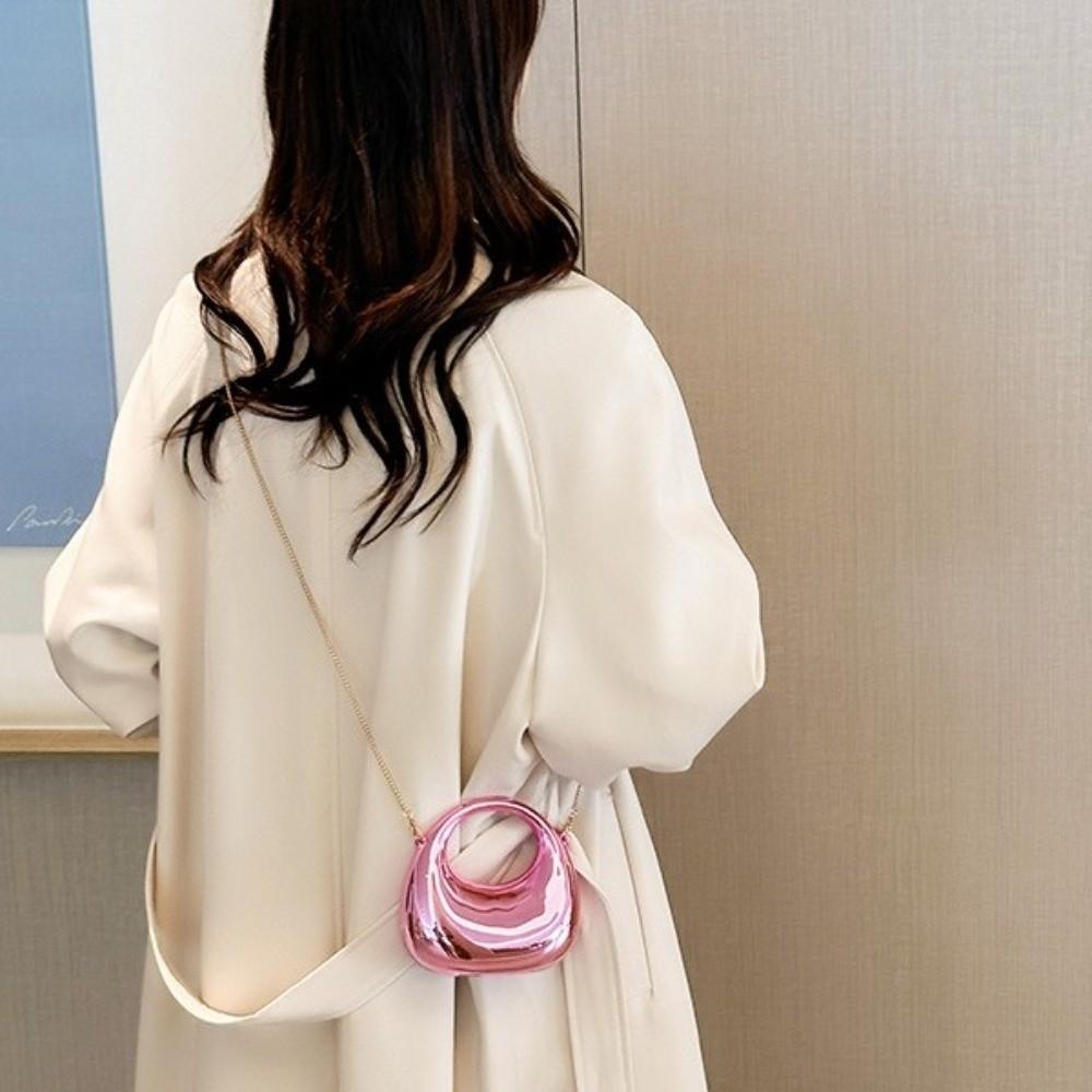 Mini Messenger Bag Acrylic Box Shoulder Bag Small Wallet Funny Party Bag Banquet Chain Bag  Women